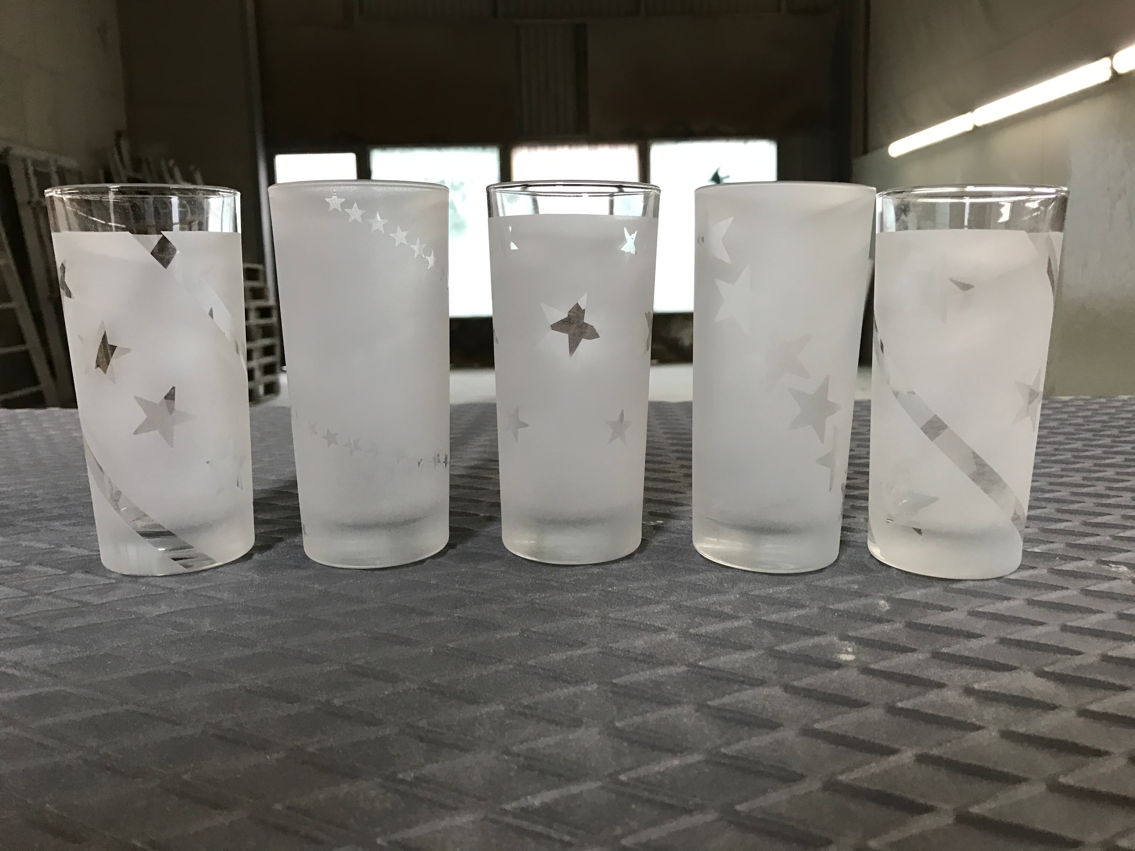 Glasätzung – Trinkgläser
